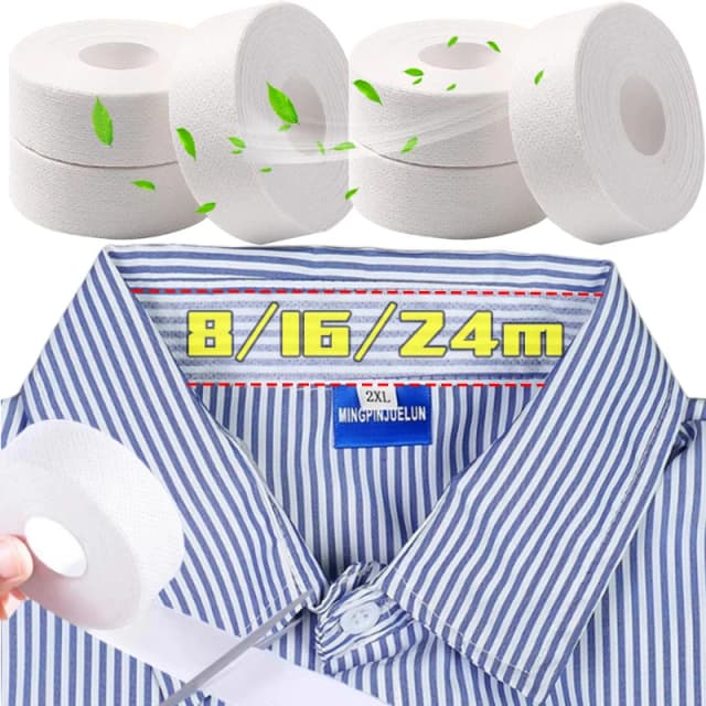 Adesivo de colarinho autoadesivo descartável, fita absorvente de suor, camisa, adesivos anti-suja, chapéu, remendo de penetração anti-suor