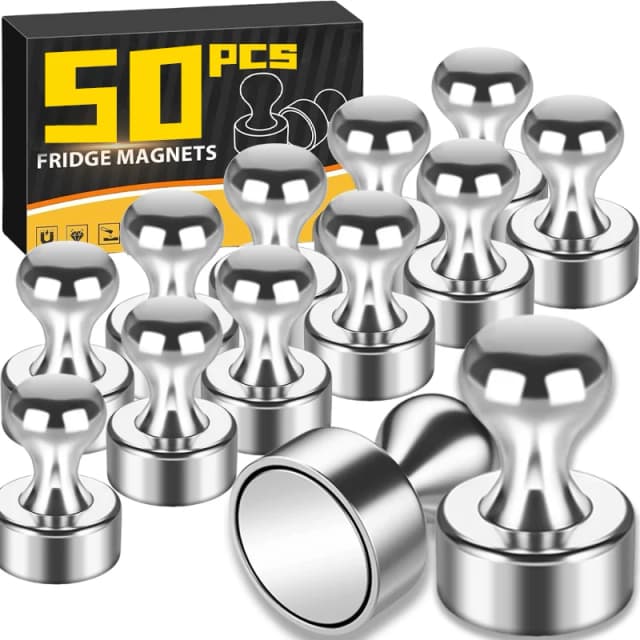 1-50 Stuks Metalen Magnetische Pins Draagbare Magnetische Punaises Voor Whiteboard Kegel Sterke Magneten Koelkast Punaise Thuis opslag Gereedschap