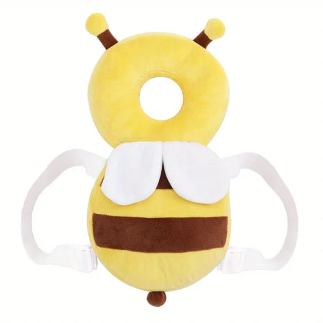 Travesseiro de proteção para cabeça de bebê Little Bee – Chapéu anti-queda respirável adequado para proteção de cabeça de crianças pequenas, presente de Natal