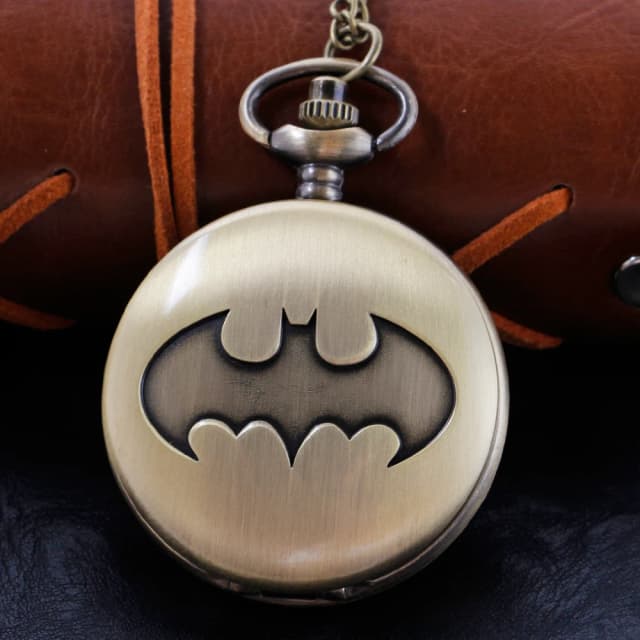 Relógio de bolso de quartzo morcego vintage de bronze de alta qualidade unissex colar cronometragem pingente relógio de bolso masculino e feminino renoj cf1379