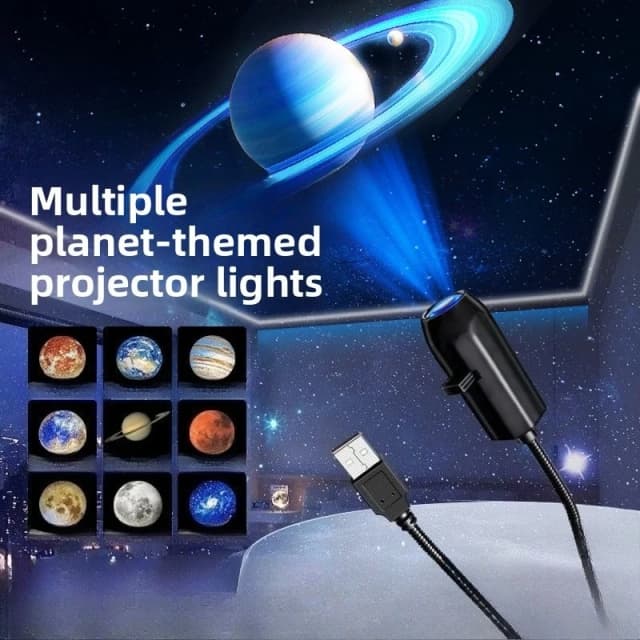 Luz Noturna Projetora - Luz Noturna LED Criativa com Função de Dimerização, Ideal para Decoração de Quarto