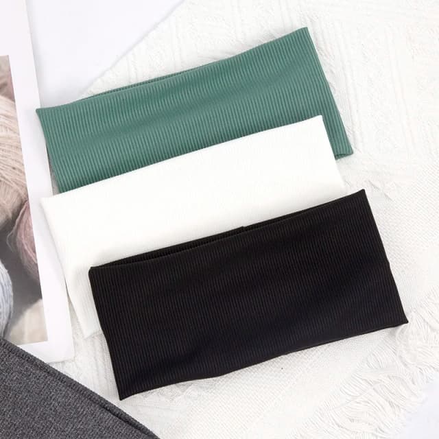 Elástico de cor sólida faixas de cabelo para mulheres e homens hairband correndo fitness esportes yoga headbands meninas cabeça banda acessórios