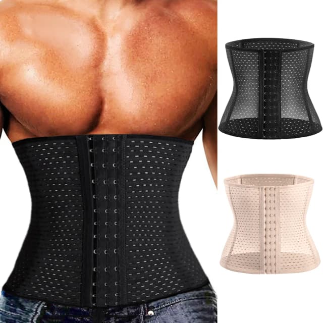 Homens corpo shapewear controle barriga emagrecimento barriga banda moldar shaper plana abdômen cintura trainer ginásio fitness compressão espartilhos