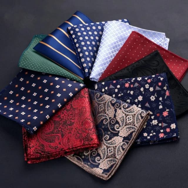 Vintage paisley masculino design britânico floral impressão bolso quadrado lenço peito toalha terno acessórios