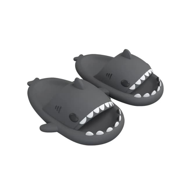 2024 tubarão slides mulheres homens verão chinelos de tubarão casa eva banheiro sandálias casuais ao ar livre legal casal praia flip flops