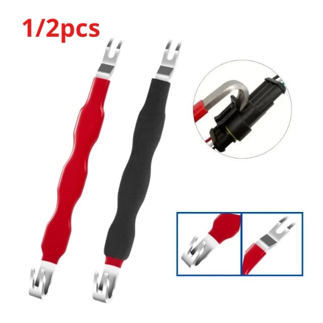 Ferramenta Universal de Separação de Conectores Elétricos para Carros 1/2PCS, Ferramenta de Remoção para Reparos em Fiação Automotiva