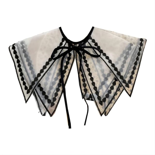 Estilo marinho feminino inverno malha xale envoltório reversível contraste cor colar falso decorativo cabo bowknot poncho cachecol