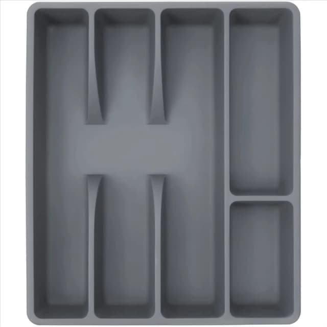 Mais novo gaveta de cozinha organizador talheres titular utensílio organizador talheres bandeja plástico talheres organizadores