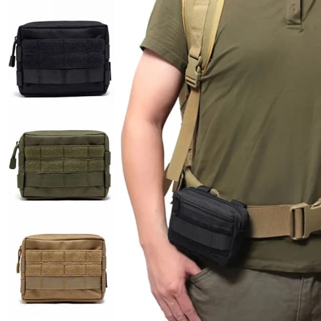 Cintura Molle tático, Bolsa médica, Cinto de primeiros socorros ao ar livre, Sports Hunting Bag, EDC