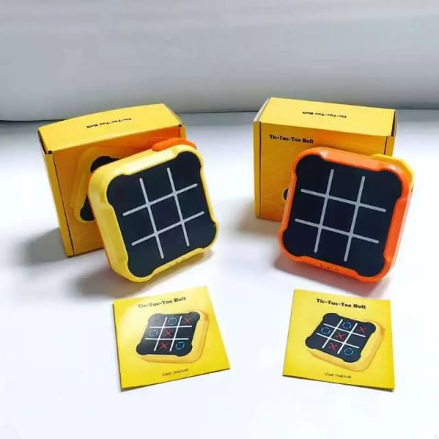 Quebra-cabeça tic-tac-toe jogo de tabuleiro pai-filho duas pessoas console de batalha eletrônica nove kung xadrez brinquedos interativos