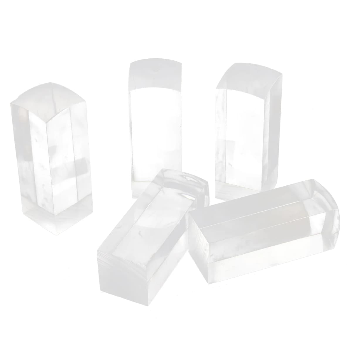 5 peças selos quadrados em branco transparentes alfabeto acrílico mini para scrapbooking