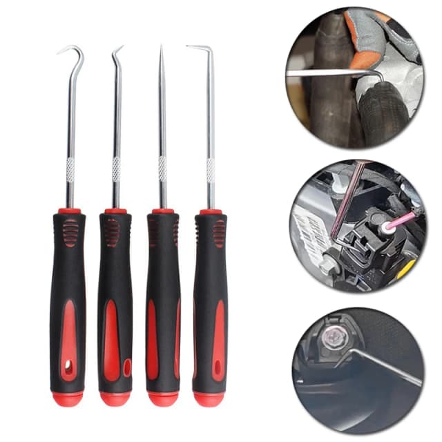 Conjunto de chaves de fenda para vedação de óleo de veículo automotivo, extrator de junta de vedação de anel o, ferramentas de reparo de vedação, 16cm, 4 peças