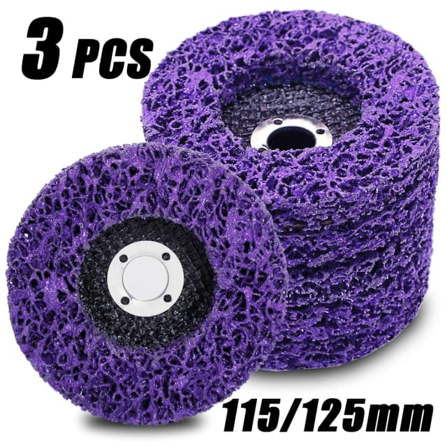 1/2/3 pçs rebolo de diamante flip disco ferramentas moagem remoção ferrugem polimento roda ângulo moedor acessórios 100/115/125mm