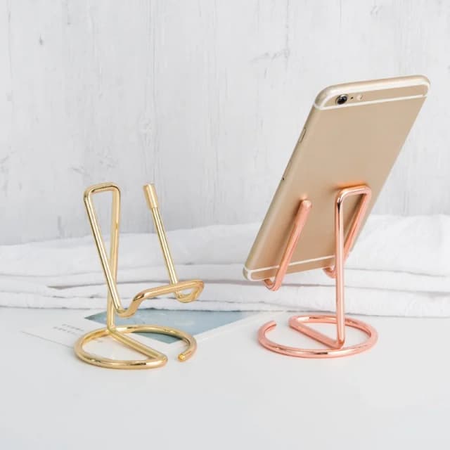 Suporte de cartão bonito ouro metal papel organizador pasta clipe exibição escritório negócios para homens e mulheres moda desktop decorativo