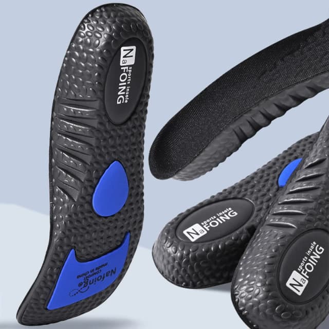 Palmilhas de eva para sapatos sola de choque palmilha ortopédica absorção desodorante almofada respirável palmilhas de corrida para pés arco apoio
