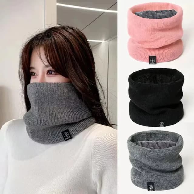 Cachecol de Inverno Feminino de Tricô, Estilo Cashmere, Cachecol Quente de Lã, Unissex, Cachecol de Pescoço para Homens