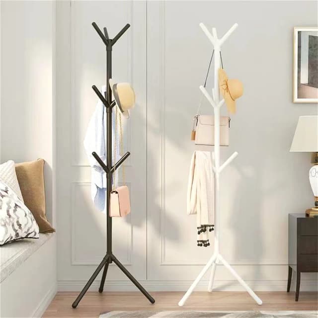 Roupas e chapéus rack chão ao chão quarto casaco gancho quarto vertical ramo de árvore forma titular chapéu cachecol bolsa armazenamento hange