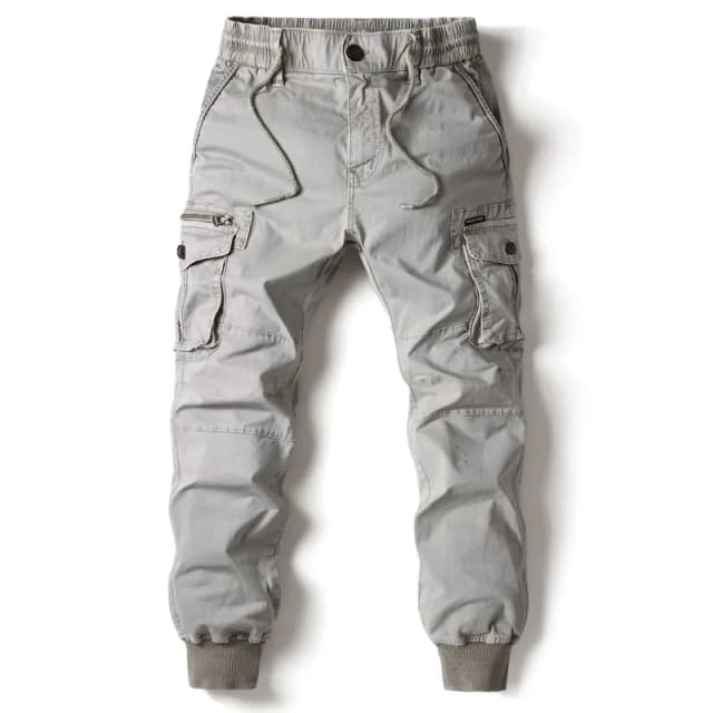 2024 moda primavera dos homens calças de carga tática corredores do exército militar casual calças algodão hip hop fita masculino calças do exército 38