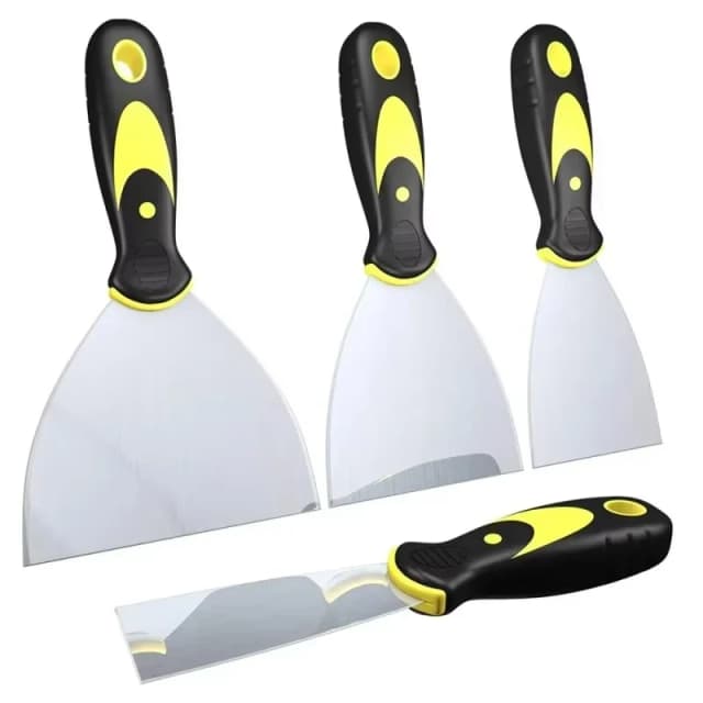 Espátula de Aço Inoxidável de 2/3/4/5 Polegadas, Ferramenta Multifuncional para Remoção de Tinta e Limpeza Doméstica e Industrial