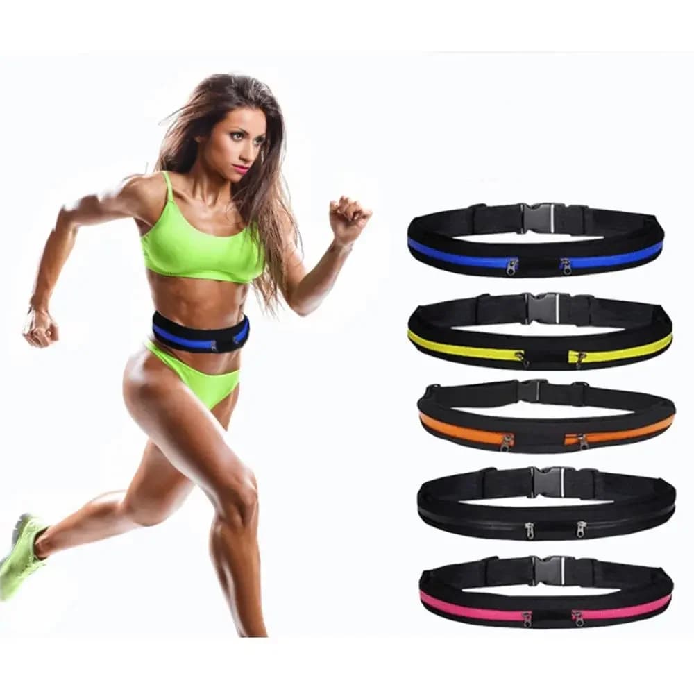 Correndo saco da cintura feminino bolso saco de telefone ao ar livre jogging ciclismo saco à prova dwaterproof água ajustável anti-roubo pacote masculino cinto saco de esportes