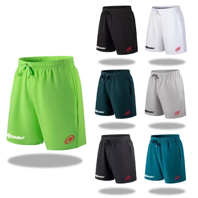 Novo padel esporte shorts verão masculino respirável shorts de tênis de secagem rápida calças de badminton ao ar livre correndo sportwear