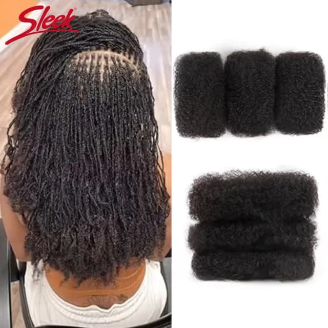 Elegante remy afro kinky encaracolado cabelo em massa para trança qvr peruano virgem cabelo humano em massa para locs natural cor marrom tranças cabelo