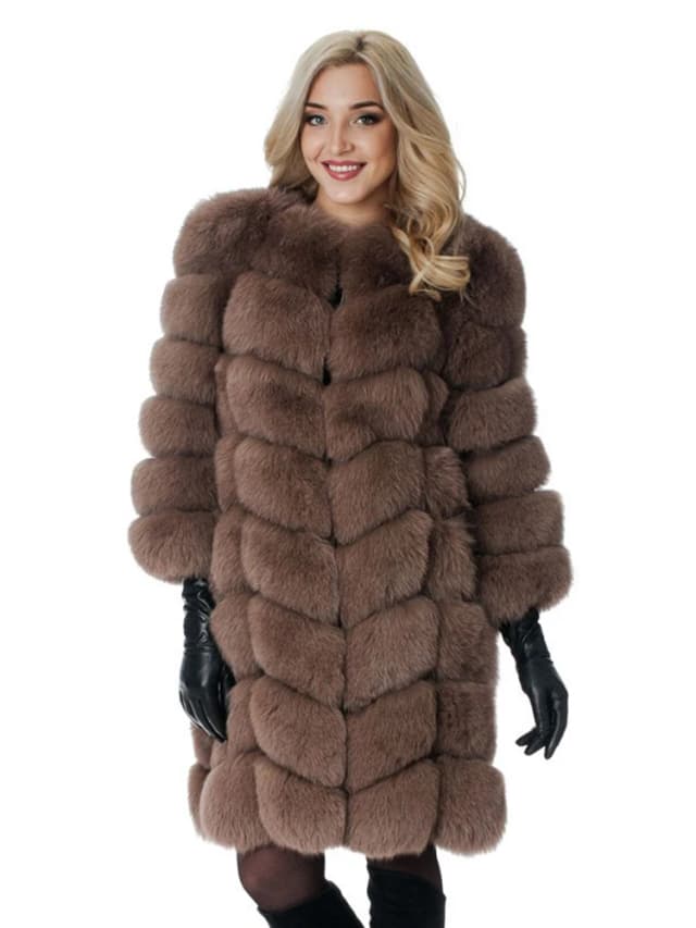 Zadorin europa moda 90cm longo trench coats casaco de pele de raposa do falso feminino luxo emenda de pele quente casaco de pele macia casaco de inverno