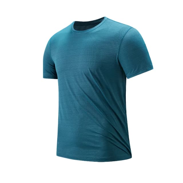 Novo Gelo De Seda Quick Dry Sport T Shirt Homens 2023 Mangas Curtas Verão Casual Malha Algodão Qlus-Sized T-shirt