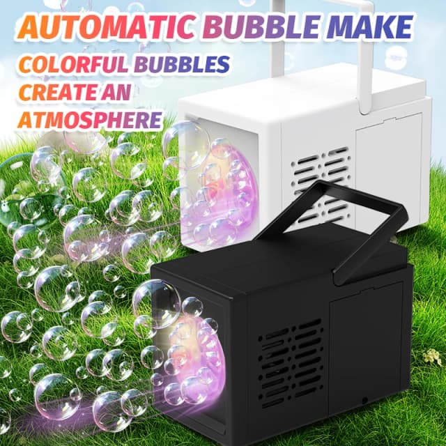 Máquina de bolhas de entretenimento ao ar livre, Holiday Banquet Toy sem bateria e Bubble Water, 10 Buracos