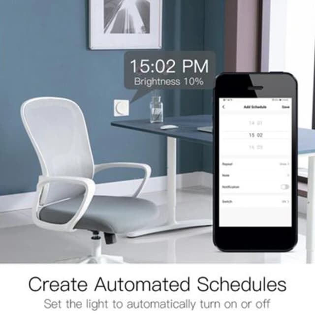 ABFA Tuya Smart Wifi Dimmer Switches, imprensa interruptor de luz de painel regulável 100-240V, compatível com Alexa Google Home EU Plug