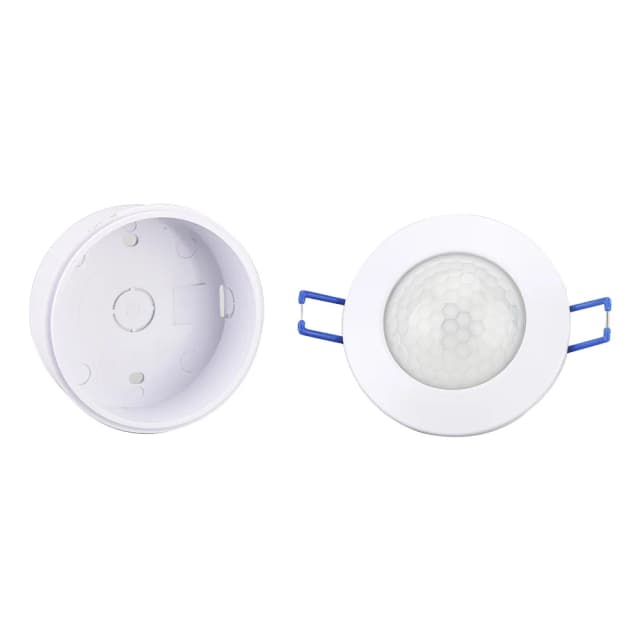 Sensor de movimento infravermelho mini teto pir detector de movimento corporal lâmpada ajustável interruptor de luz para segurança doméstica 220-240v