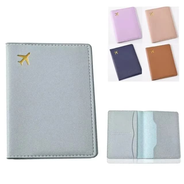 Capa para passaporte, carteira de viagem, porta-cartão de identificação, moda avião, impressão, porta-passaporte, mulheres, homens, capa para passaporte, clipe de bilhete de voo