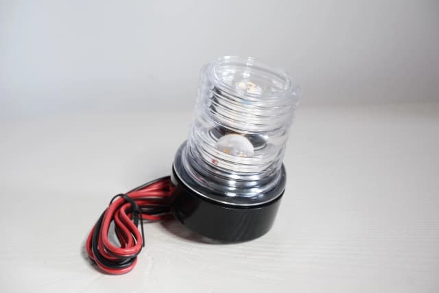 Impermeável LED Barco Luz de Navegação, Luz de Âncora Marinha, Luz de Sinal de Vela, Branco Puro, 12-24V, Dobre, Iate