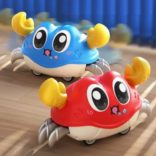 Força dupla andando rastejando caranguejo barriga tempo bebê brinquedos sensoriais infantil aprendizagem rastejando desenvolvimento bebês caminhada interativa