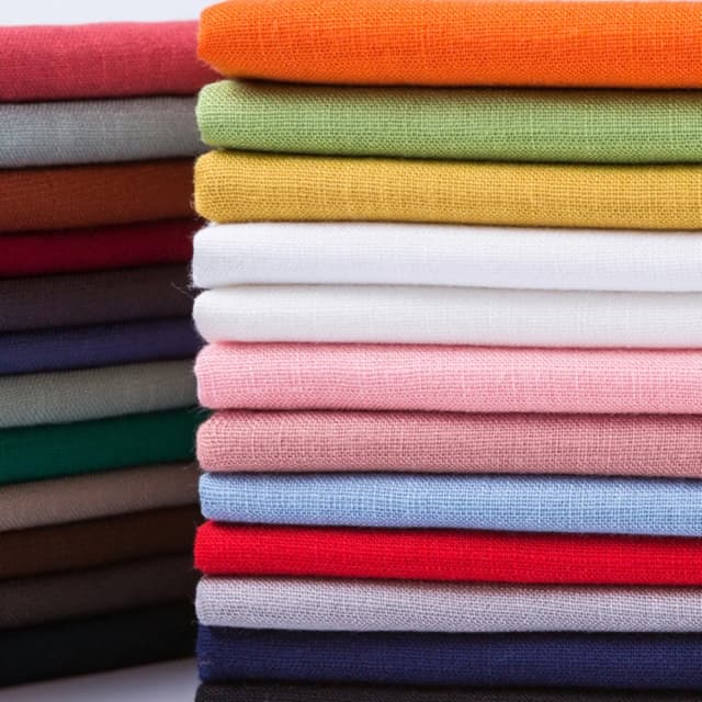 Tecidos de roupas de linho de algodão elástico por metro tecido de costura têxtil vestido calças undershirt respirável proteção ambiental