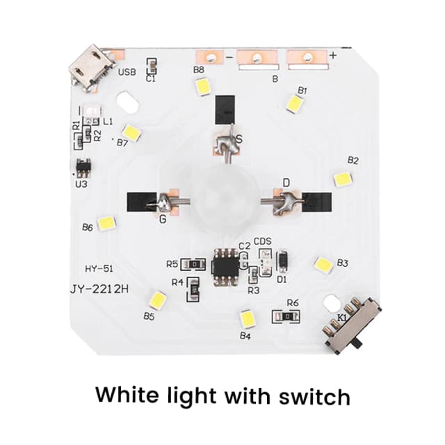 Sensor de movimento pir led corpo humano indução infravermelha placa circuito luz noturna carregamento usb recarregável módulo controle da lâmpada noturna