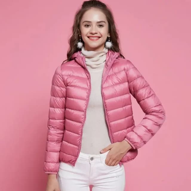 Casacos de sopro ultra leves para mulheres, pato branco para baixo, parkas femininas quentes, jaquetas de marca, 26 cores, novo, primavera, inverno, 2023