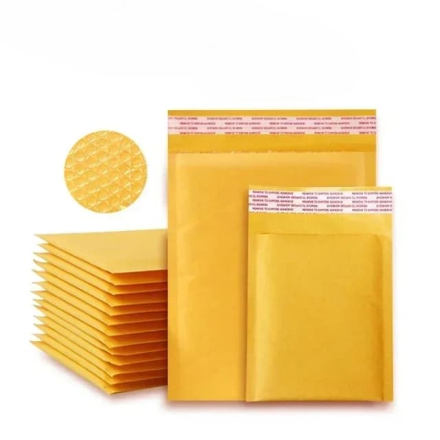 Envelopes de bolha de papel kraft sacos especificações diferentes mailers acolchoados envio envelope com bolha mailing bag10-20pcs/lote