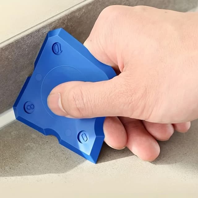 Raspador de cimento de vidro de silicone, 4 unidades, selante, removedor de rejunte, ferramenta para acabamento doméstico, calafetagem e limpeza, espátula manual