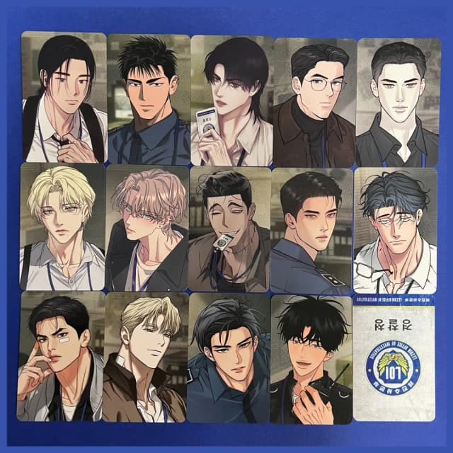 Cartão coreano Manga Lomo Personagens de quadrinhos HD Photocard Fãs Cartões de coleção